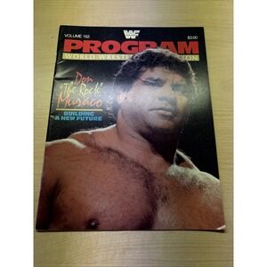 WWF Wrestling Program Vol. 152 1987 Don Muraco Cover With Merchandise Catalog